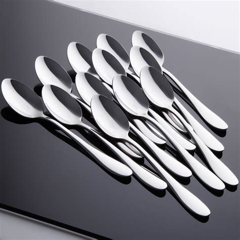 cleanerware 18 10 stainless steel 12 piece box soup spoon|Soup Spoon .